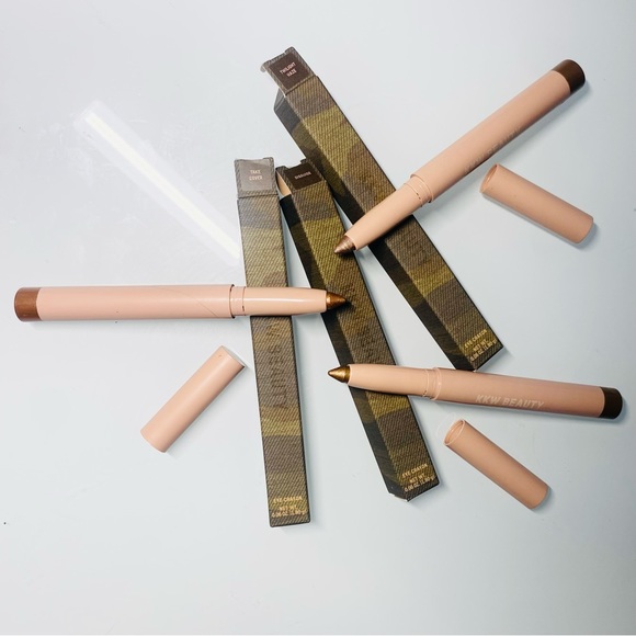 NIB KKW Beauty Eye Crayons Bundle - Take Cover + Twilight Haze + Disguise - Picture 2 of 4